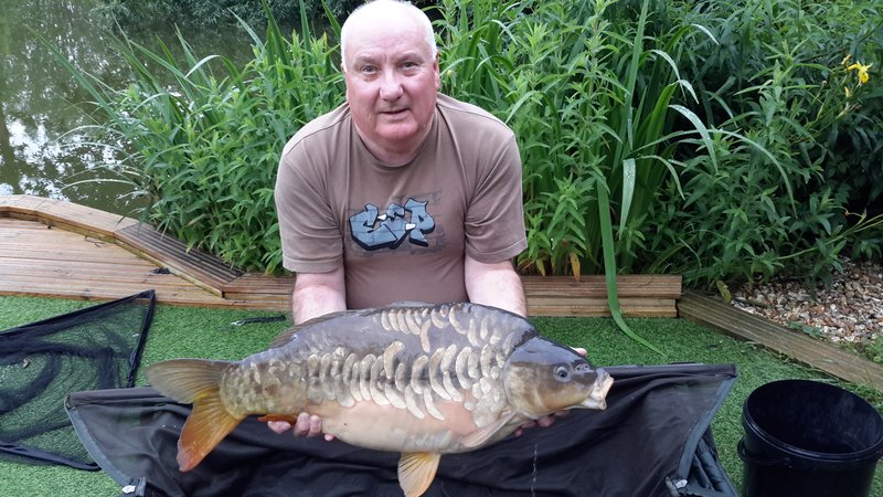 Kevin Lane with a 21-08 Cherry Springs Carp. Very nice!