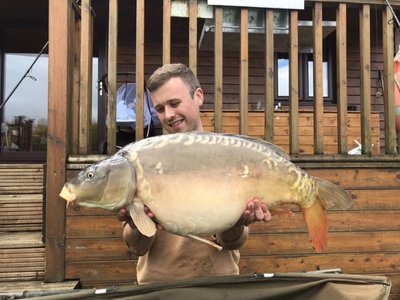 James Rangeley with his new PB, a 23-06 Cherry Springs Mirror