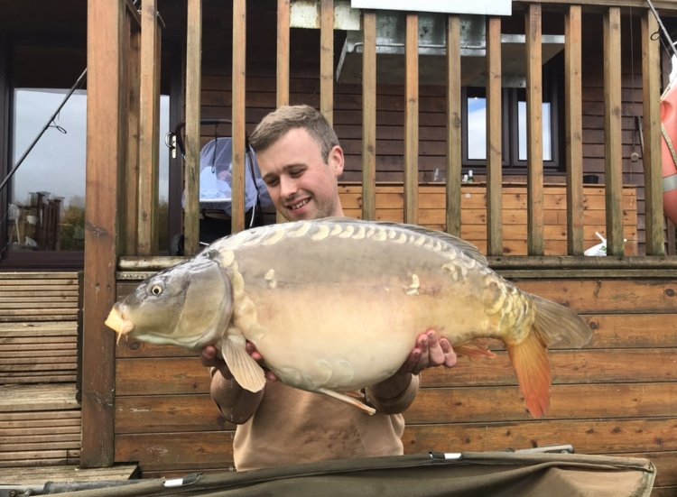 James Rangeley with his new PB, a 23-06 Cherry Springs Mirror