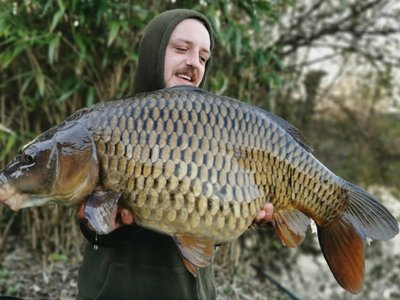 Charlie Couch with a 25-04 Cherry Pool Common