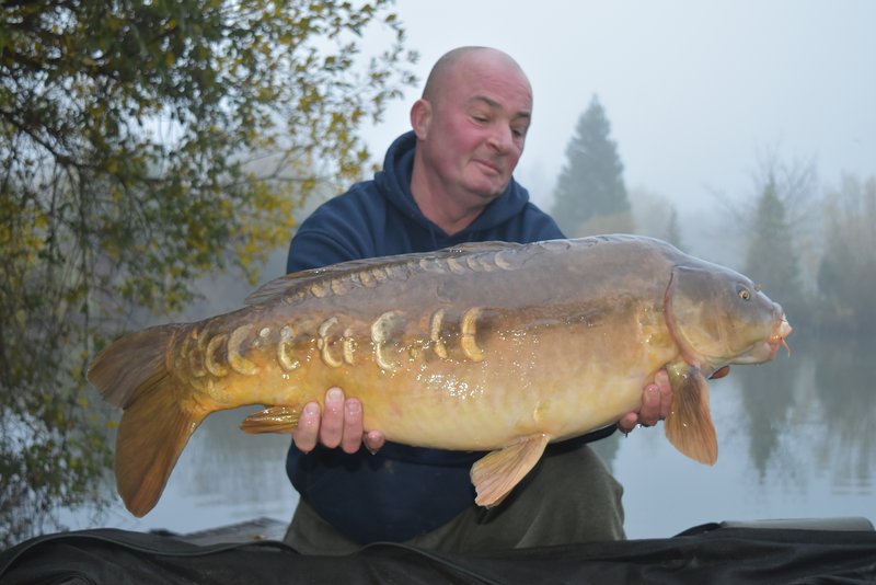 Dave Bowen with a 26-08 Mirror stocked into Cherry Pool