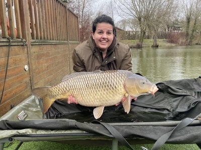 Sue Bennett with a 28-06 Common from Cherry Mere