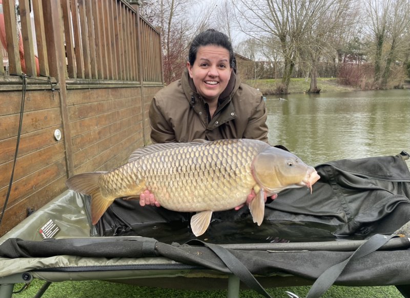 Sue Bennett with a 28-06 Common from Cherry Mere