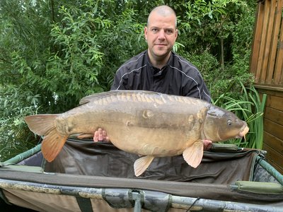 James Hine with 'Ruby' at 41-08 from Grebe Lodge