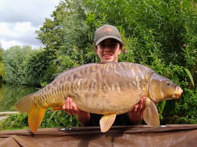 Hannah Alam with a lovely 22-12 Mirror from Cherry Springs