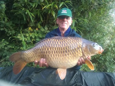 Malcolm Williams with a 22lb Cherry Pool Common