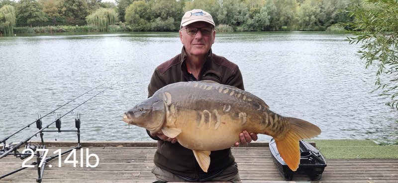 Nigel Stirrett with a 27-14 Mirror from Osprey Lodge