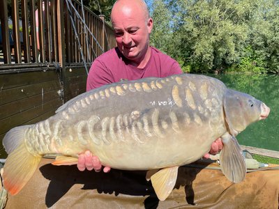Dave with a 32-02 Cherry Mere Mirror
