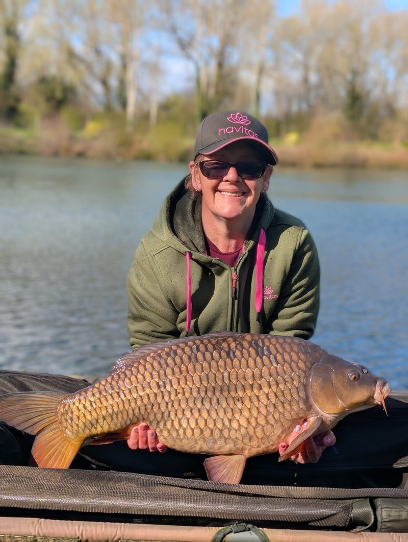 Katie Macdonald with a 22-08 Common from Kingfisher  Lodge.