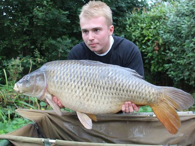 Kristian Clarke with the first of two 30's, a 32-08 Common from Heron Lodge.