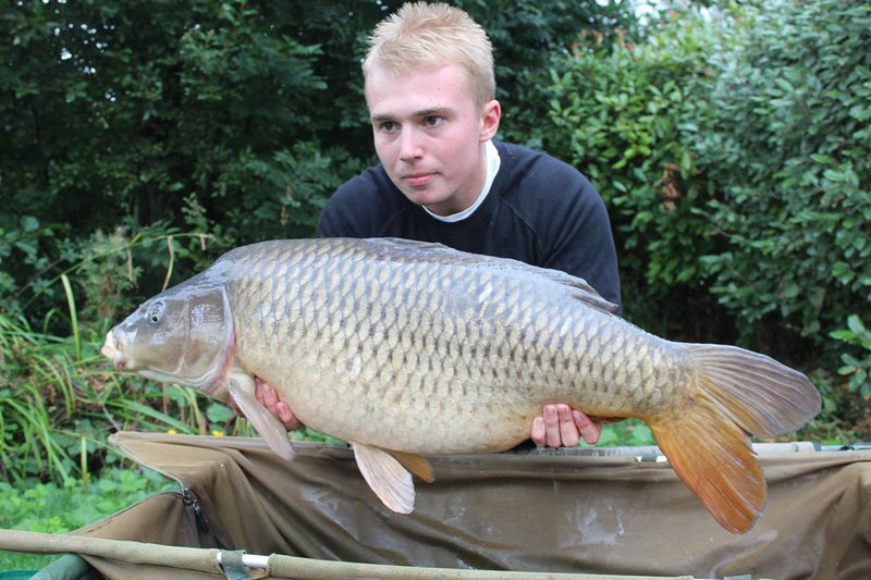 Kristian Clarke with the first of two 30's, a 32-08 Common from Heron Lodge.