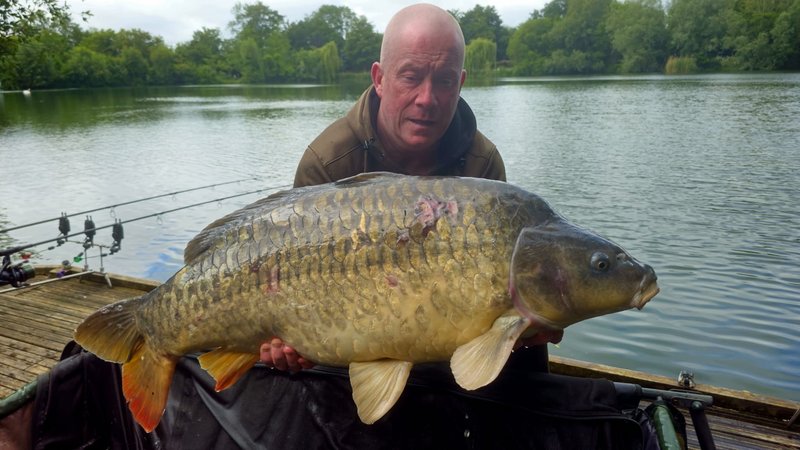 Phil Flaherty with a perfect 'Stag' present. A 36-08 fully scaled Mirror