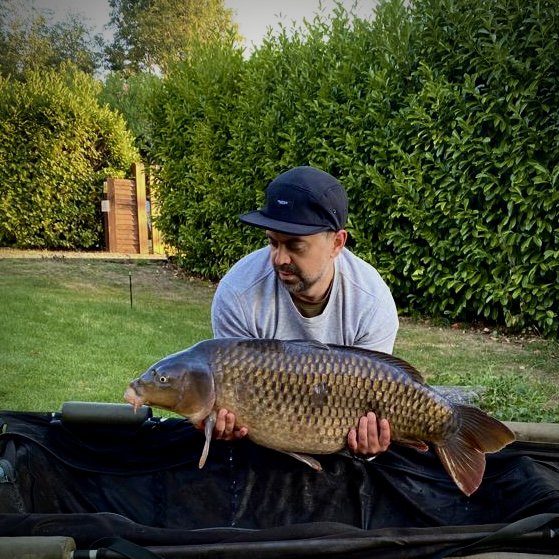 James Hanson with his second PB. a dark Common of 32-08 from Cherry Lake Cottage