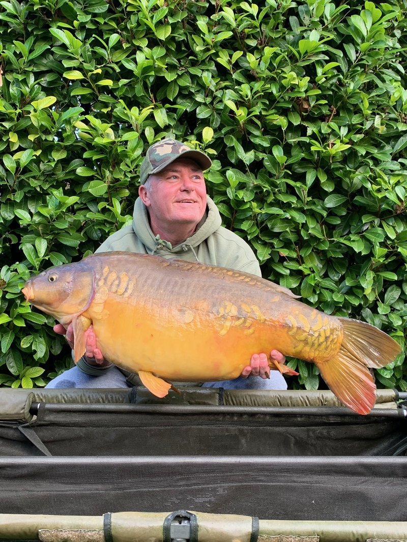 David Ellis with his 34-08 Mirror from Kingfisher Lodge on Cherry Springs